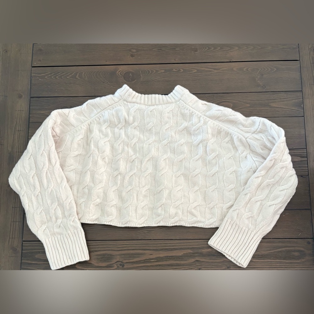 Babaton Ivory Cable Knit Sweater - Picture 5 of 5